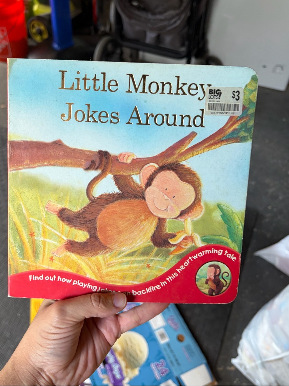 Big lots “Little Monkey Jokes Around” children’s book